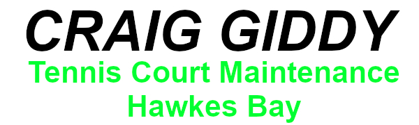 Craig Giddy – Tennis Court Maintenance Logo